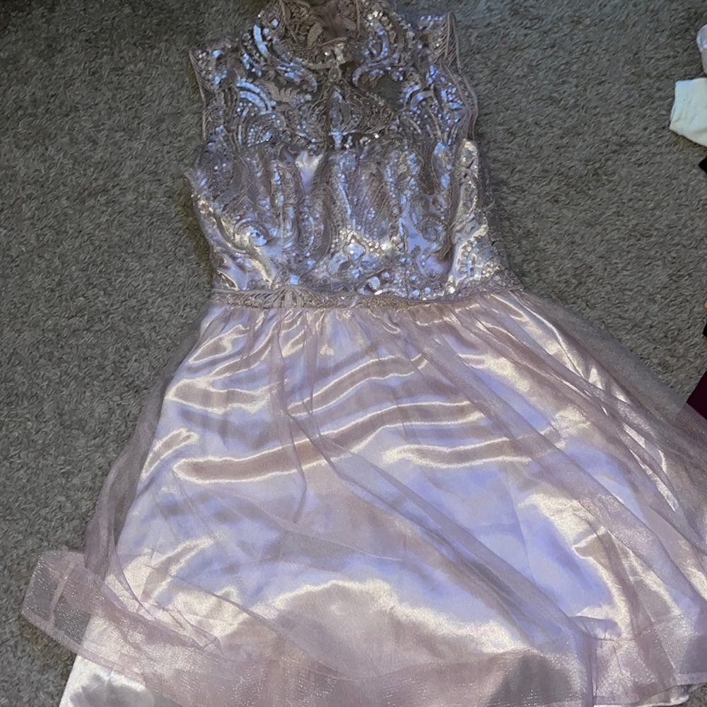 Sparkly Pink Tone Dress